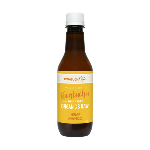 Kombucha Life Hemp Mango Kombucha 350ml - Each