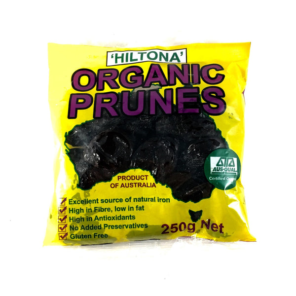 Organic Local Unpitted Prunes at Border Just Foods Albury Wodonga